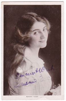 Queenie Essex. Signed postcard