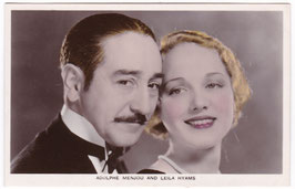 Adolphe Menjou and Leila Hyams. Film Partners PC 26