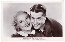 Don Ameche and Sonja Henie "One In A Million" Picturegoer FS 96