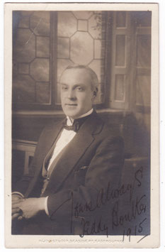 Teddy Boulter. Character actor. Revue. Signed postcard, dated 1915