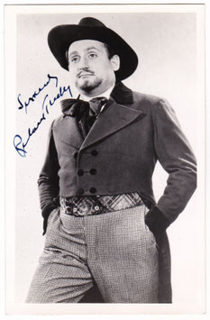 Richard Tucker "La Boheme" Signed postcard