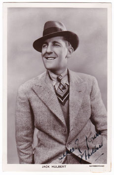 Jack Hulbert. Picturegoer 782. Signed postcard