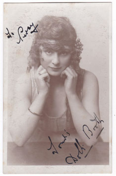 Dolli Booth. Dancer, soubrette. Signed postcard