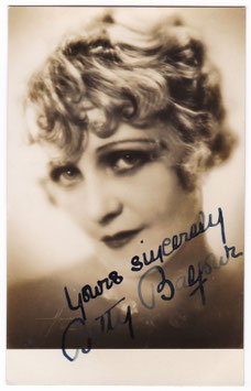 Betty Balfour. Signed postcard