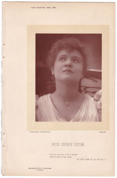 Annie Irish. Hayman Seleg Mendelssohn, 1892. Carbon