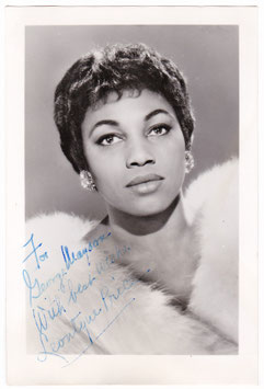Leontyne Price. Signed photo