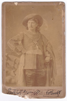 Wilson Barrett "The Lord Harry Bendish" W & D Downey signed cabinet photo