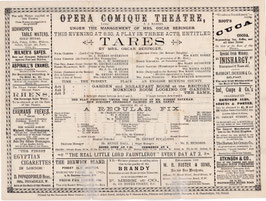 Tares. Forbes Robertson, C W Somerset, Kate Rorke, Mary Collette, Gertrude Kingston. Opera Comique, 1889