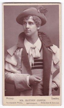 Hayden Coffin. Walery, London. 1887. Taunus ad. CDV