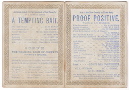 A Tempting Bait: Proof Positive. George Temple, Ada Lester, Eliza Wiber, George Clarke, John James. Opera Comique, 1875