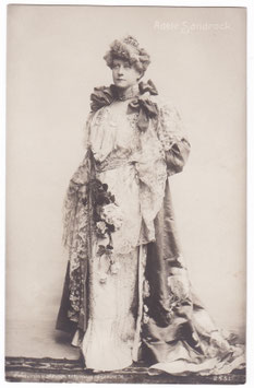 Adele Sandrock. Signed postcard, dated Vienna 1911