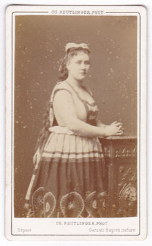 Marie Riquet. French actress. Reutlinger, Paris CDV
