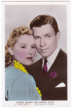 George Murphy and Brenda Joyce "Public Deb No. 1" Film Partners PC 318