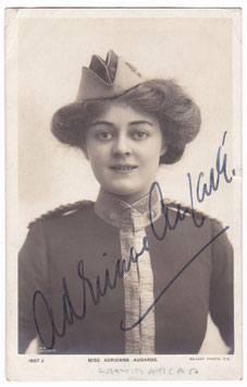 Adrienne Augarde. Rotary 1697 J. Signed postcard