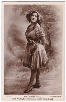 Gertie Hall "Dick Whittington" Theatre Royal, Bristol