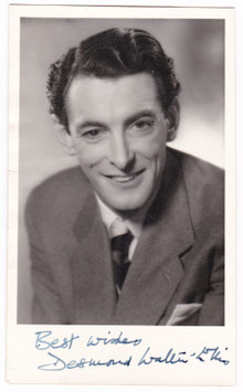 Desmond Walter-Ellis. Signed photo