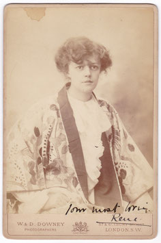 Irene Vanbrugh "The Gay Lord Quex" From the personal collection of Irene Vanbrugh. W&D Downey. Signed cabinet photo