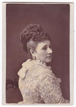 Matilda Charlotte Vining (Mrs John Wood) Woodburytype CDV