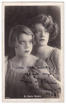 St Denis Sisters. Duettists and dancers. Tivoli, SA, 1927. Signed