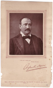 Augustus Henry Glossop Harris. Barraud, 1886. Carbon