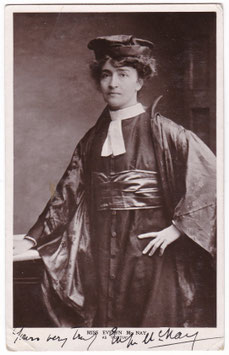 Evelyn McNay as Portia. Signed postcard