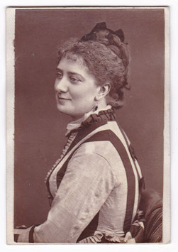 Rose Leclercq. Woodburytype CDV