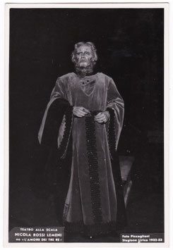 Nicola Rossi Lemeni "The Love Of The Three Kings" La Scala. Piccagliani