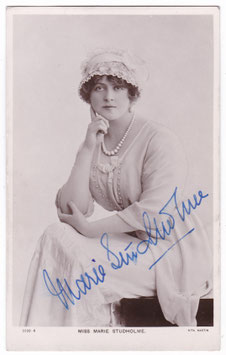 Marie Studholme. 5532-6. Signed postcard