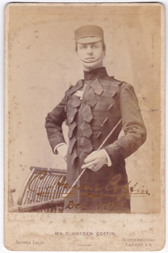 Hayden Coffin as Charles Goldfield "A Gaiety Girl" Alfred Ellis. Signed cabinet photo