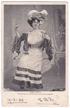 Etta Gozzini. Italian trapeze artiste. Disrobing act. 227 C