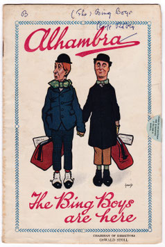 The Bing Boys Are Here. George Robey, Alfred Lester, Maidie Andrews, Violet Loraine. Alhambra, 1916