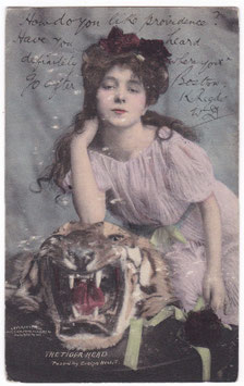 Evelyn Nesbit "The Tiger Head"