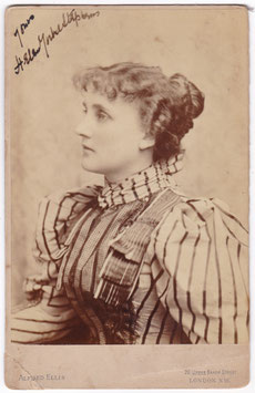 Helen Leyton (Helen Mabel Stephens) Ellis signed cabinet photo