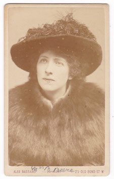 Fanny Mary Bernard Beere (née Whitehead) Bassano CDV