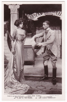 Gladys Carrington and Harry B Burcher "Our Miss Gibbs" Rotary 7459 C