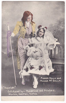 Dolly and Madge McCalla. Theatrical Art Printers, Halifax