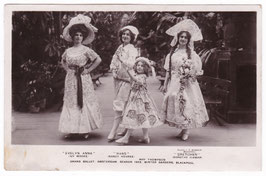 Ivy Moore, Nancy Hearne, Dorothy Firman and May Thompson. Grand Ballet, Amsterdam, Season 1909. Winter Gardens, Blackpool