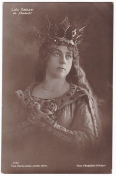 Lulu Kaesser as Elisabeth "Tannhäuser" Herm. Leiser