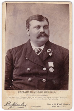 Captain Hamilton Murrell. Commander S. S. Missouri. Buffham Bros, Maryland. Cabinet photo