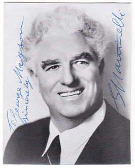 Giovanni Martinelli. Signed photo