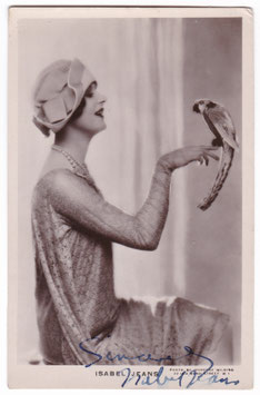 Isabel Jeans. Dorothy Wilding, London. Signed postcard