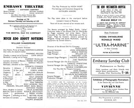Much Ado About Nothing. Norman Claridge, Manning Wilson, Kenneth Connor, Meriel Moore, Philippa Sparrow. Embassy, 1947