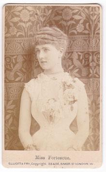 May Fortescue. Elliott & Fry CDV (c)