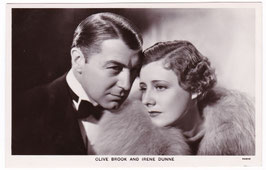 Clive Brook and Irene Dunne. Film Partners P 127