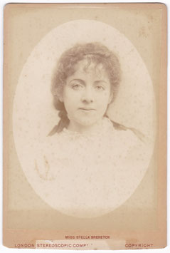 Stella Brereton. London Stereoscopic Co. cabinet photo