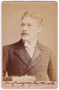 George Alexander. London Stereoscopic Co. Signed cabinet photo