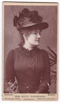 Edith Woodworth. Barraud, London. CDV