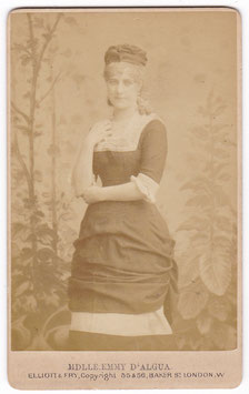 Emmy D'Algua. Soprano. Elliott & Fry CDV