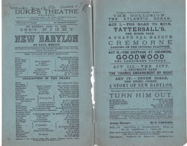New Babylon. Caroline Hill, Bessie Heath, Rowland Buckstone, Thomas Groves, Harrington Baily. Duke's, 1879-80