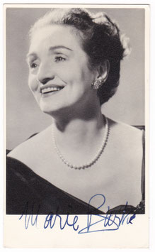Marie Burke. Signed postcard